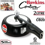 Hawkins Hard Anodized Pressure Cooker, 2-Liter, Contura Black