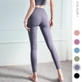 thumbnail image 3 of Pantalones de yoga de cintura alta para mujer, pantalones ajustados elásticos para deportes al aire libre, ropa de yoga estrictamente seleccionada de Europa y América, 3 of 5