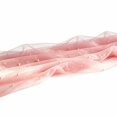 thumbnail image 2 of Camino de mesa, camino de mesa de boda de poliéster perlado transparente de 29,52 x 118,11 pulgadas, mantel largo elegante para decoración de fiestas y fondos de eventos en casa, 2 of 6