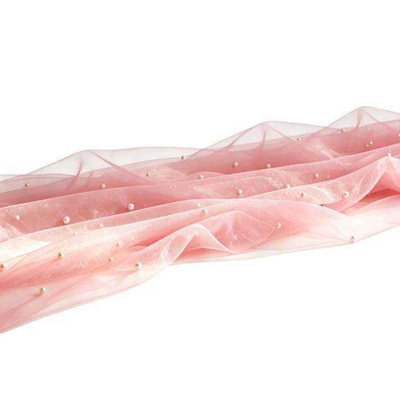 Elegant Sheer Polyester Table Runner for Weddings, Parties, and Event Decor – Romantic, Layered, Soft Flowing Fabric for Dining & Celebrations