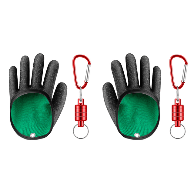 Guantes Pesca Antideslizantes para Pescar (hebilla Metal Mano Izquierda)