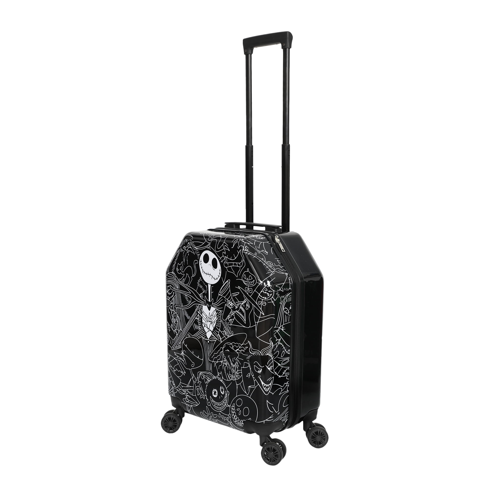 Nightmare Before Christmas Jack Skellington 20" Carry-On Luggage With Wheels And Retractable Handle