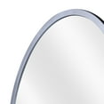 thumbnail image 3 of Walplus Silver Ellipse Minimalist Mirror Decorative Wall Mounted 19x25", 3 of 7