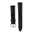 thumbnail image 1 of Correa de reloj universal de cuero PU ajustable para hombres y mujeres, repuesto de 18mm, color negro, 1 of 9