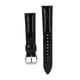 thumbnail image 1 of Correa de reloj universal de cuero PU ajustable para hombres y mujeres, repuesto de 18mm, color negro, 1 of 9