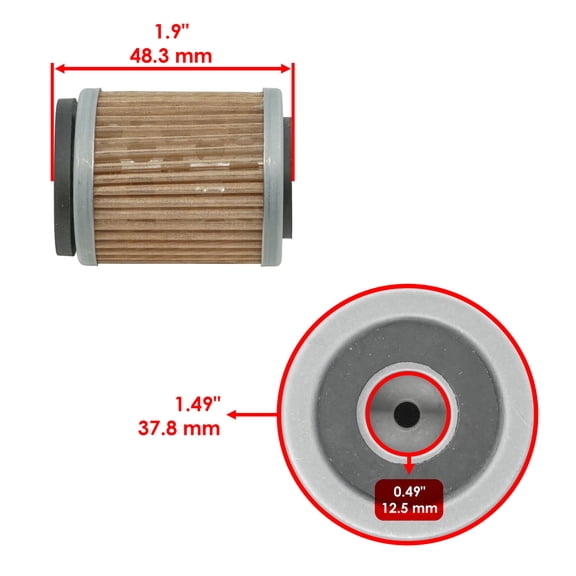 Oil Filter for Yamaha Moto-4 200 YFM200 YFM200Dx 1985 1986 1987 1988 1989