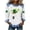 #035-White, variant on Craaazy St Patricks Day Oversized Sweatshirt for Women Green Spirit Prints Denim Patchwork Crewneck Long Sleeve Clothes Gifts