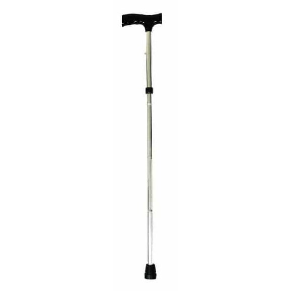 Karman Healthcare Folding Cane In Black With Luxury Handle and Easy To Fold