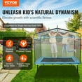 thumbnail image 2 of VEVOR Trampoline for Kids, 72" Indoor/Outdoor Toddlers Trampoline,Recreational Trampoline Birthday Gift for 3+ Years Kids 6inch, 2 of 5