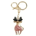 thumbnail image 2 of Llavero Con Diamantes De Imitación Con Forma De Gato, Mochila Ostentosa, Llavero, Billetera, Dije Para Mujeres Y Niñas Con Cristales Transparentes, aleación De Zinc, 2 of 7