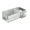 thumbnail image 1 of Punch-Free Shower Shelf 304 Stainless Steel Kitchen Storage Rack Wall-Mounted Bathroom Holder Wall-Mounted Kitchen Organizer Draining Bracket for Home Bathroom Kitchen, 1 of 10