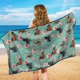 thumbnail image 4 of Garronmavis Floral Horse 1 PC Front Car Seat Towel Cover Sweat Stain Resistant with Storage Bag Breathable Non-Slip Easy Installation Car Seat Protection Fits SUV Trucks Cars Sedan Van, 4 of 9