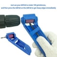 thumbnail image 4 of Drill Bit Sharpener Sharpening Tool Corundum Grinding Wheel For 2-12.5Mm Drill, 4 of 10