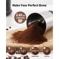 thumbnail image 2 of GDOR Quiet Coffee Grinder Electric, 70g Removable Bowl Spice Grinder for Coffee Beans, Seeds and Grains, Super Silent Grinding Mill with 60dB Low Noise, 2.5oz Capacity, Black, 2 of 7