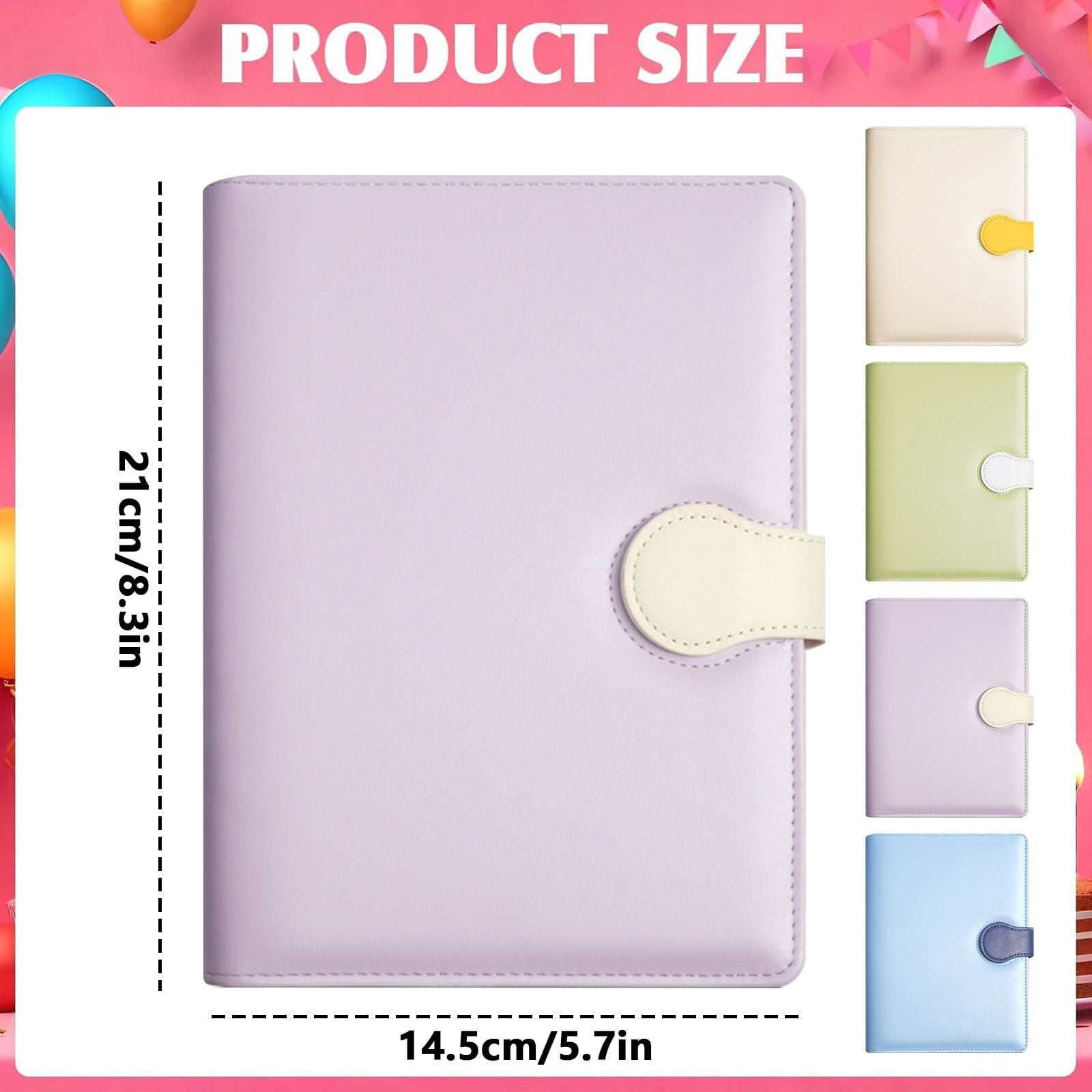 Gnwei A5 Hardcover Ruled Notebook Journal for Women & Men – 200 Pages, 5.7 x 8.3 Inches, Leather Journal – Daily for Work, Meeting, Travel, Writing, Note Taking