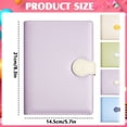 thumbnail image 3 of Clearance! Exquisite Leather Thickened Buckle Notebook Purple Planner Spiral Notebook, 3 of 4