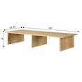 thumbnail image 4 of Pemberly Row Large TV-Monitor Riser in Light Oak Wood Finish, 4 of 5