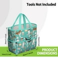 thumbnail image 3 of Garden Tool Bag,Husky and Coffee Garden Tool Organizer,Garden Gifts,Waterproof Multi-Pocket Garden Tool Storage 11.8x5.5x11.4 Inch(Tools NOT Included), 3 of 6