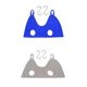 thumbnail image 1 of 2x Pet Grooming Hammock Set Helper Perchas Transpirables para El atención Oídos /, 1 of 8