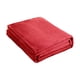 thumbnail image 2 of Manta de forro polar, manta de franela, pequeña (50 x 60 cm), suave y cálida, gruesa, diseño reversible para una comodidad acogedora, ideal para sofá, cama, silla y viajes. Aestivo | Rojo |, 2 of 8