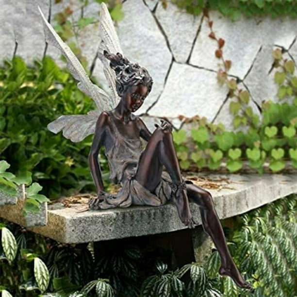 Yinrunx Garden Statues Fairy Statue, Flower Fairy Garden Ornaments