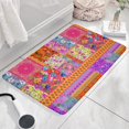 thumbnail image 3 of Pioneer Flower Floral Print Flannel Non Slip Door Rugs,Washable Door Mats Indoor,Decorative Door Mats,Dirt-Resistant and Absorbent Doormat for Entrance,Bedroom,Kitchen,Bathroom,23.5"x16", 3 of 5