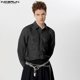 thumbnail image 5 of INCERUN Tops 2024 estilo americano sexy para hombre, camisa transparente con encaje floral de malla hueca, ropa de discoteca para hombre, blusa fina de manga larga S-5XL, 5 of 5