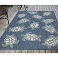 thumbnail image 7 of Liora Manne Carmel Seaturtles Indoor Outdoor Area Rug Navy, 7 of 7