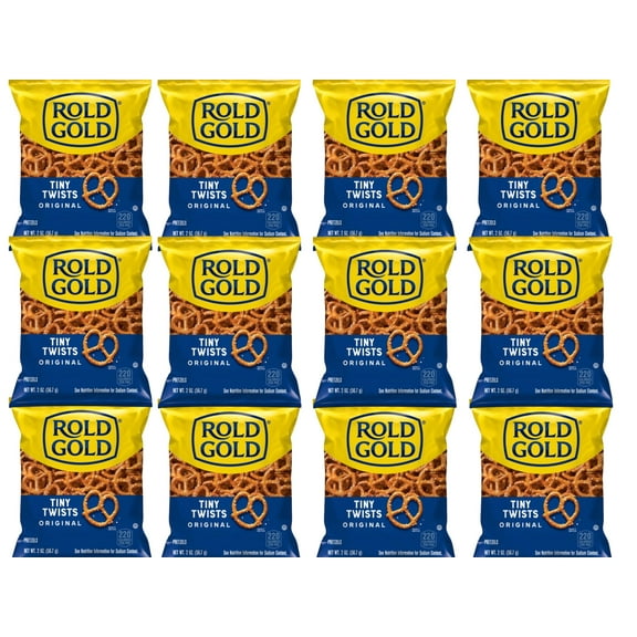 Rold Gold Tiny Twist Original Pretzels, 2 Oz Bags, Pack of 12, Bundled By Shoppyway