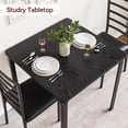thumbnail image 4 of QinaQin Double Dining Table and Chair Set Features a Square Table and Two Chairs, Saving Space and Perfect for Small Kitchens, Dining Rooms, Apartments, 4 of 7