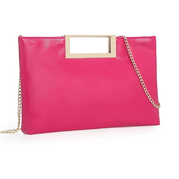 Fashion PU Leather Handbag Stylish Women Convertible Clutch Purse