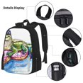 thumbnail image 3 of Fotbe Alligator Donut Pool Float Set Escolar 3 en 1 para Niños - Mochila Duradera con Lonchera Aislante y Estuche para Lápices - Mochila Escolar para Niños y Niñas, 3 of 7