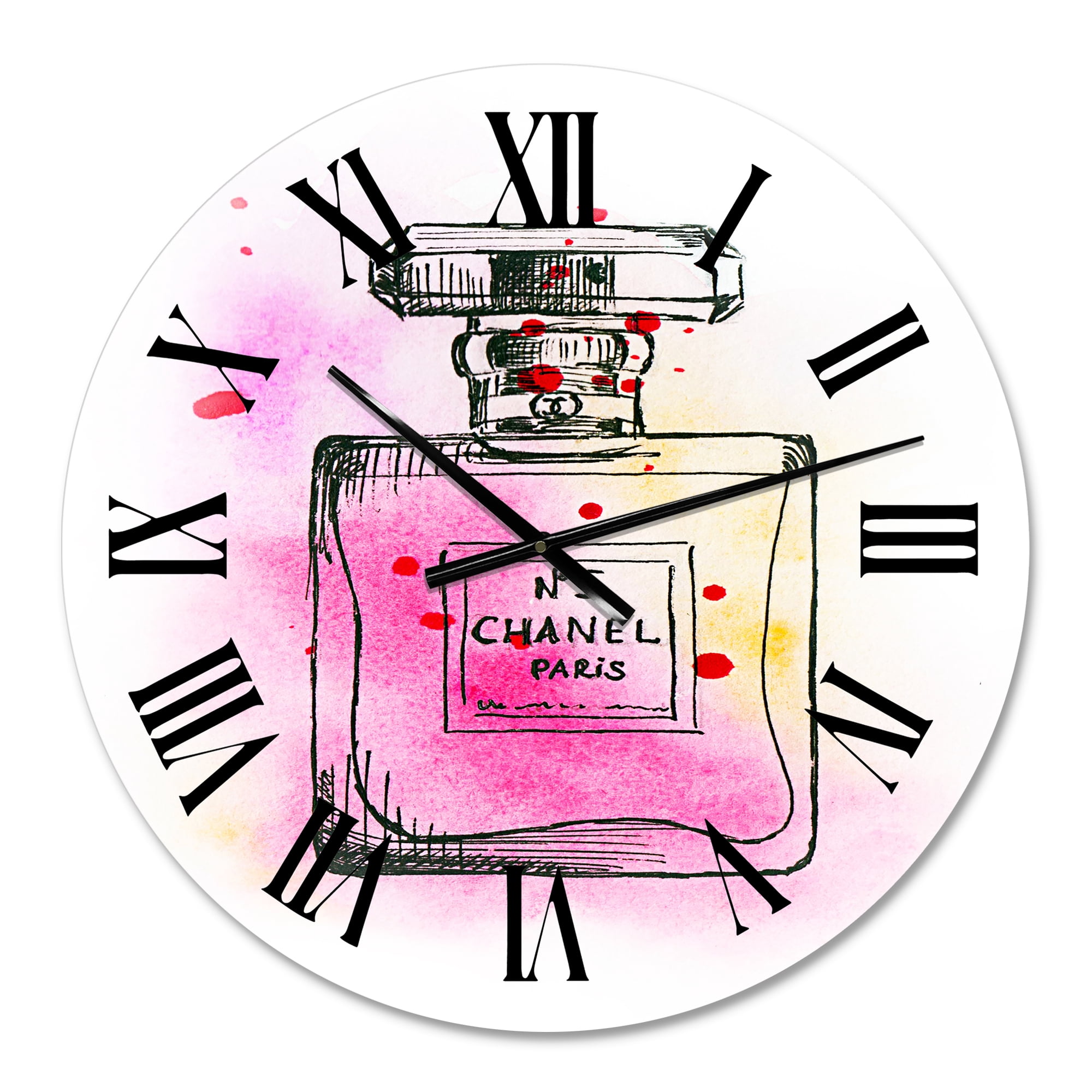 Designart 1 in Quartz French/Country Wall Clock