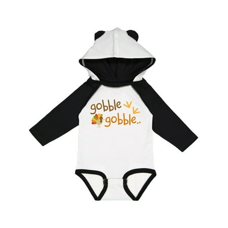 

Inktastic Gobble Gobble Thanksgiving Gift Baby Boy or Baby Girl Long Sleeve Bodysuit