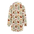 thumbnail image 4 of Vestidos Para Mujer Otoño Señoras Con Capucha Manga Larga Estampado Navideño Vestido Suelto Moda Mini Vestido Odeerbi ODB146677, 4 of 5