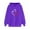 Purple, variant on WXLWZYWL Trendy Sweatshirts For Women 2023 Women'S Comfortable Sweater Heart Pattern Printed Women'S Hooded Pocket Drawstring Sweater