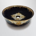 thumbnail image 2 of Juvia USA Classic Black Vitreous China 16in Circular Vessel Sink, 2 of 4
