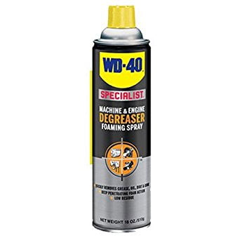 WD-40Â SPECIALISTÂ MACHINE & ENGINE DEGREASER FOAMING (Best Engine Oil Degreaser)