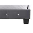 thumbnail image 7 of Glory Furniture Suffolk Velvet Upholstered Queen Bed in Gray, 7 of 7