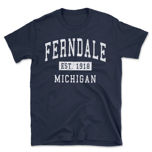 Ferndale Michigan Classic Established Men's Cotton T-Shirt