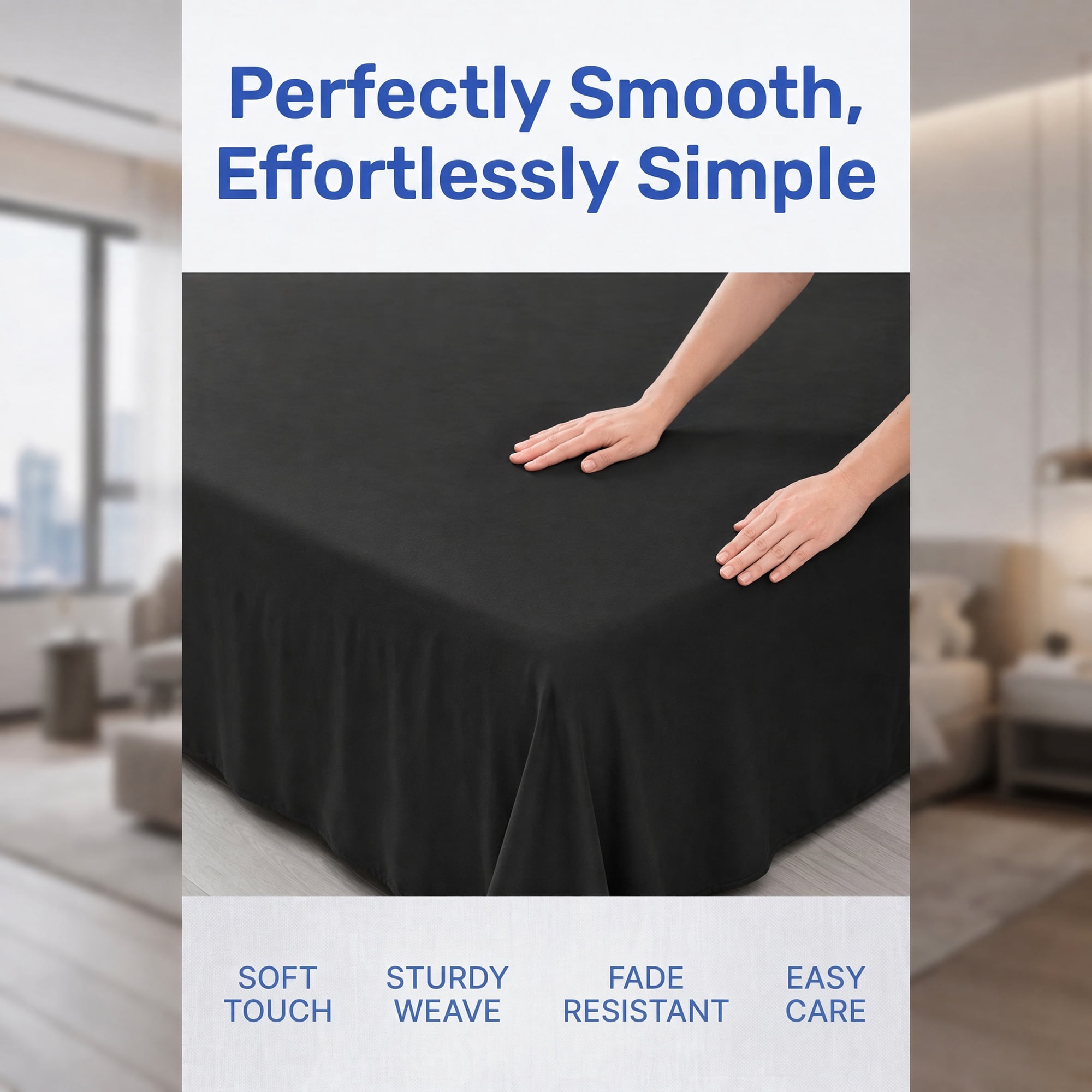 Unique Bargains Cotton Gauze Bed Sheet Soft Flat Sheet Cozy Bedding Dark Gray 91"x96"