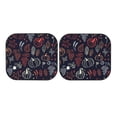 thumbnail image 5 of Lsque Thanksgiving Seamless Pattern 2 PCS Windshield Sun Shade | CarFoldable Window Covers | Car Accessories Reflect UV for Universal Cars SUV Truck | Small, 5 of 7