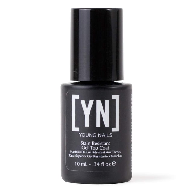 Capa superior en gel para uñas jóvenes, resistente a las manchas, 10 ml, con tratamiento UV y LED
