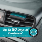 Refresh Your Car Air Freshener Contour Vent Sticks, Coastal Rush Scent, 4 Pack