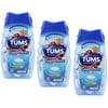3 Pack - TUMS Smoothies Tablets Berry Fusion 60 Tablets Each
