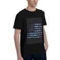 thumbnail image 2 of Bingfone Navy Camouflage American Flag Men'S Loose Fit Short-Sleeve Pocket T-Shirt, 2 of 7