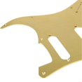 thumbnail image 2 of Electric Guitar Pickguard Aluminum Alloy Guard Scratch Board Front Plate Panel Cover Instrument Accessories Gold, 2 of 4
