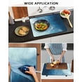 thumbnail image 5 of Large Induction Cooktop Protector Mat Blue Ombre Stove Top Covers for Electric Stove, Coastal Beach Modern Abstract Art Decorative Stove Burner Cover Mats, Glass Top Stove Cover, 5 of 7