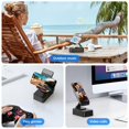 thumbnail image 3 of IMOLI Wireless Audio Bluetooth Speaker with Emergency charging, 5in1 Phone Holder Power Bank with Colorful Ambient Light for Tablet iPhone Android, 3 of 14
