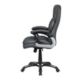 thumbnail image 4 of Adjustable Height Office Chair with Padded Arm Grey and Black, 4 of 7